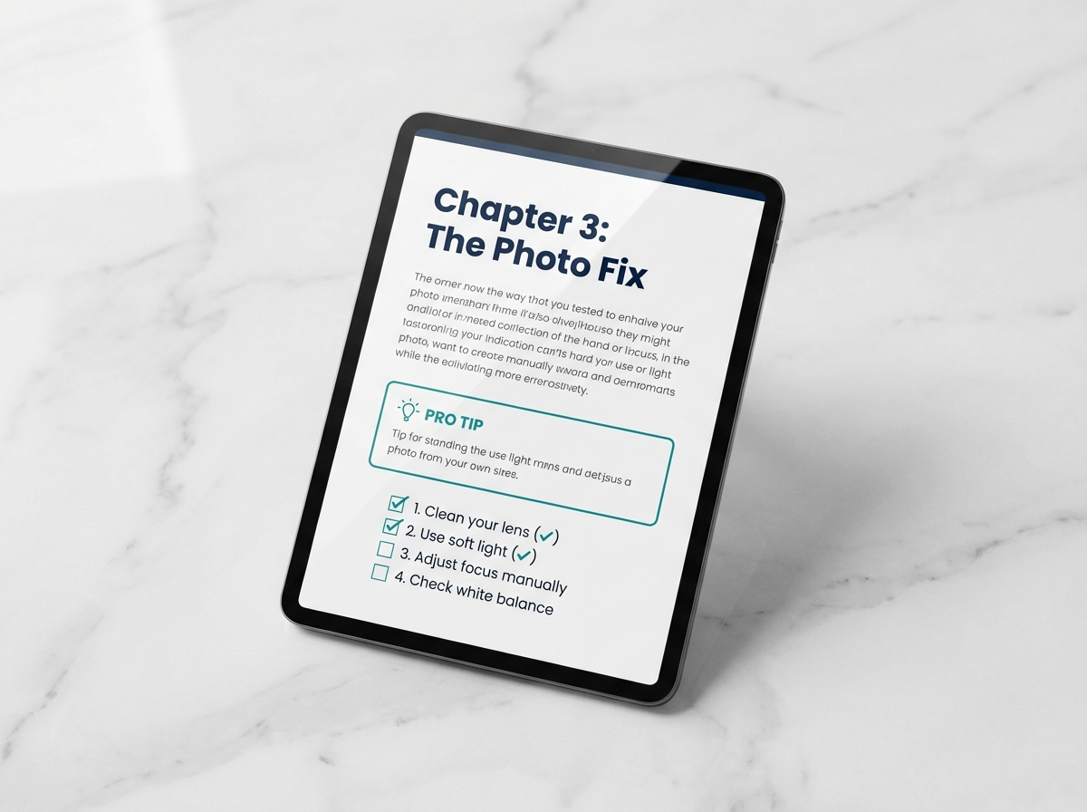 Preview of an interior chapter page from The Airbnb Launch Blueprint ebook showing checklists and templates